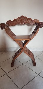 Sedia Savonarola pieghevole smontabile