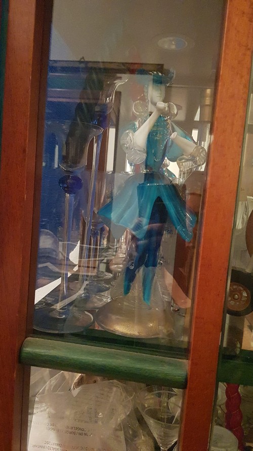 dama e Cavaliere in vetro soffiato