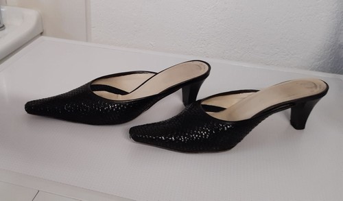 ciabatte a intreccio nero