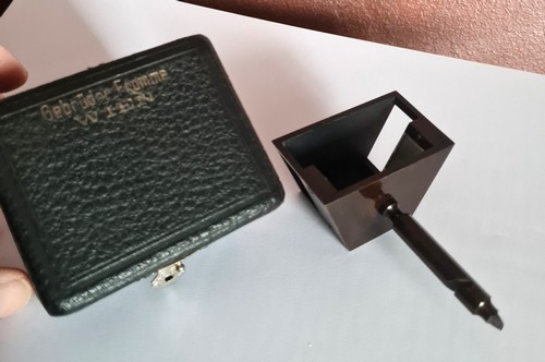 Antico squadro a  specchi tascabile  Austriaco ,  