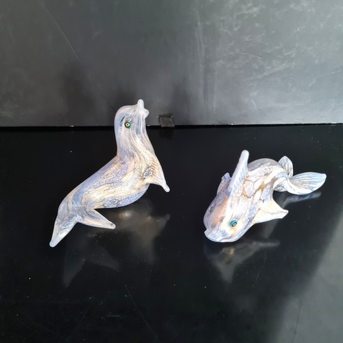 Duetto  La Murrina  formato da  foca  e pesce in v