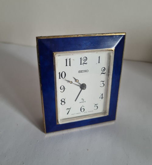 Sveglia SEIKO  vintage  da tavolo al quarzo con co