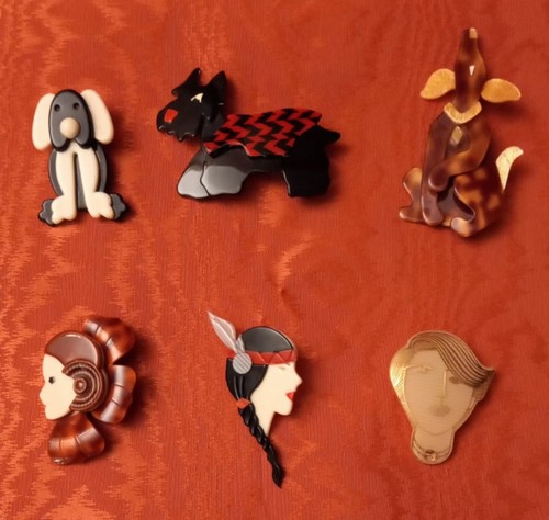 Spille di L�a Stein Paris vintage mai indossate , 