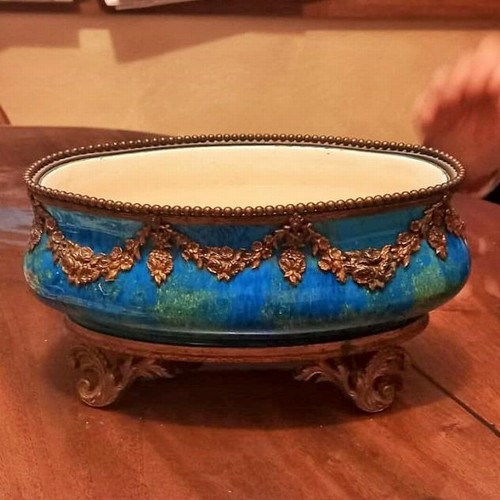 Paul Millet (1870-1950) Sevres , centrotavola oval