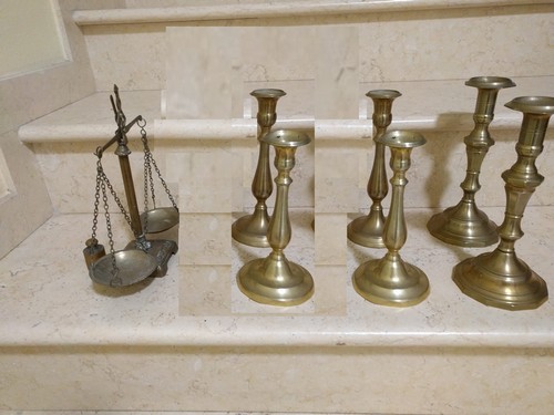 VENDO VARI OGGETTI IN OTTONE, antichi