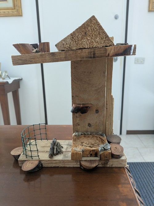 Mangiatoia per uccellini selvatici 